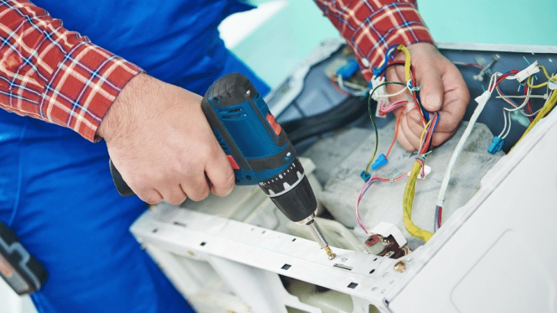 Soma Baxi Baxi çamaşır makinesi kart tamiri – Su almama arızası orijinal parça ile giderildi. - Teknik servis örneği