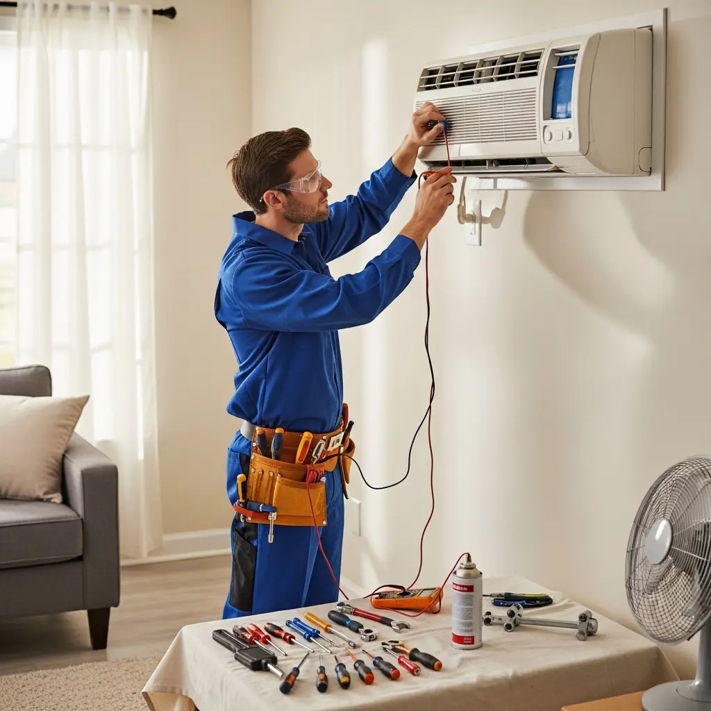 Soma Baxi Baxi klima gaz dolumu ve bakım – Enerji verimliliği artırıldı. - Teknik servis örneği